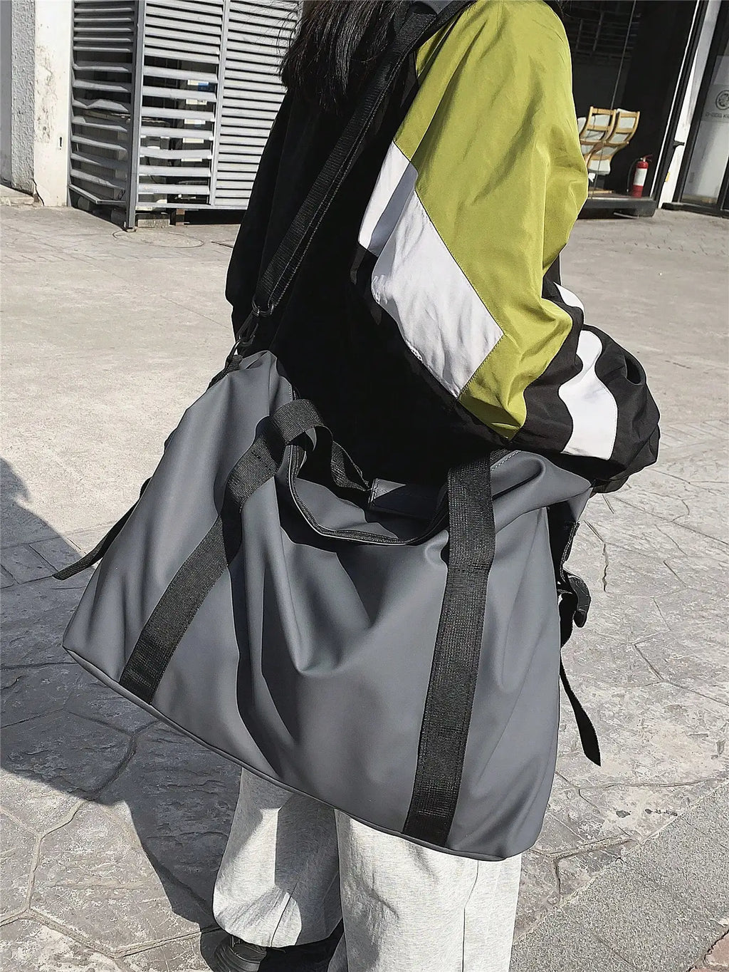 Large Capacity Travel Gym Bag Lightweight Crossbody Luggage Tote