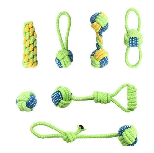 Cotton Rope Dog Chew Ball Toy for Small Large Dogs