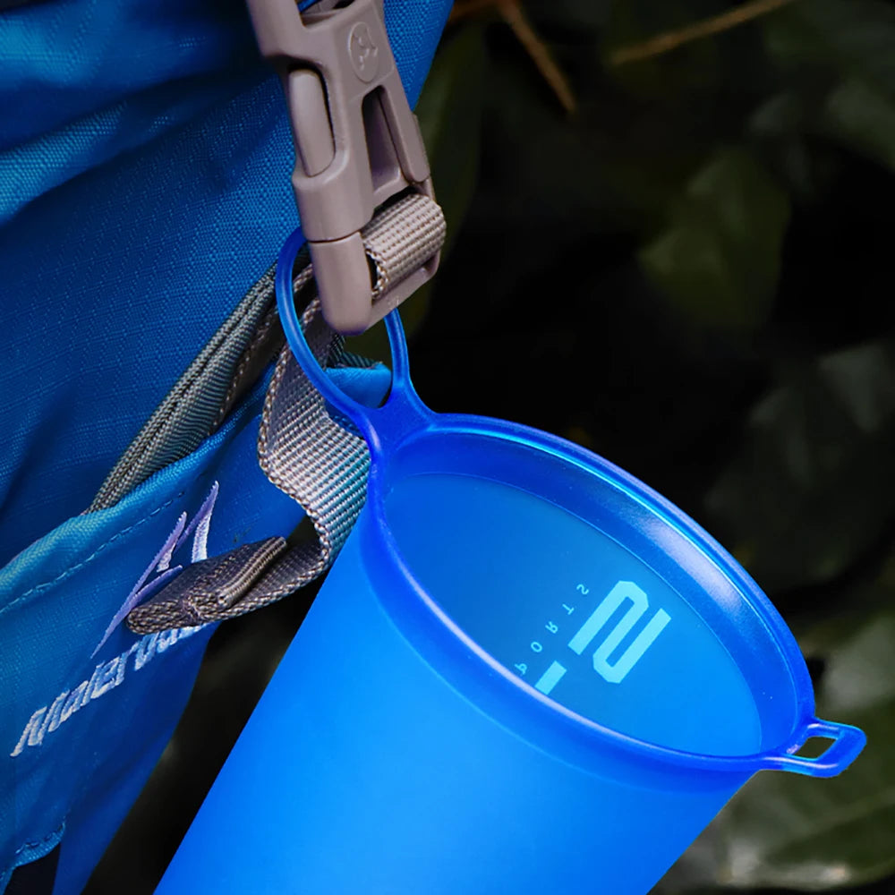 Foldable Sports Water Cup 200ml – Portable Collapsible Running Hiking Travel Cup