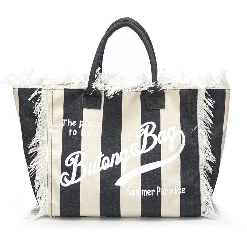 Large Capacity Canvas Tote Bag Fashion Envelope Shoulder Handbag