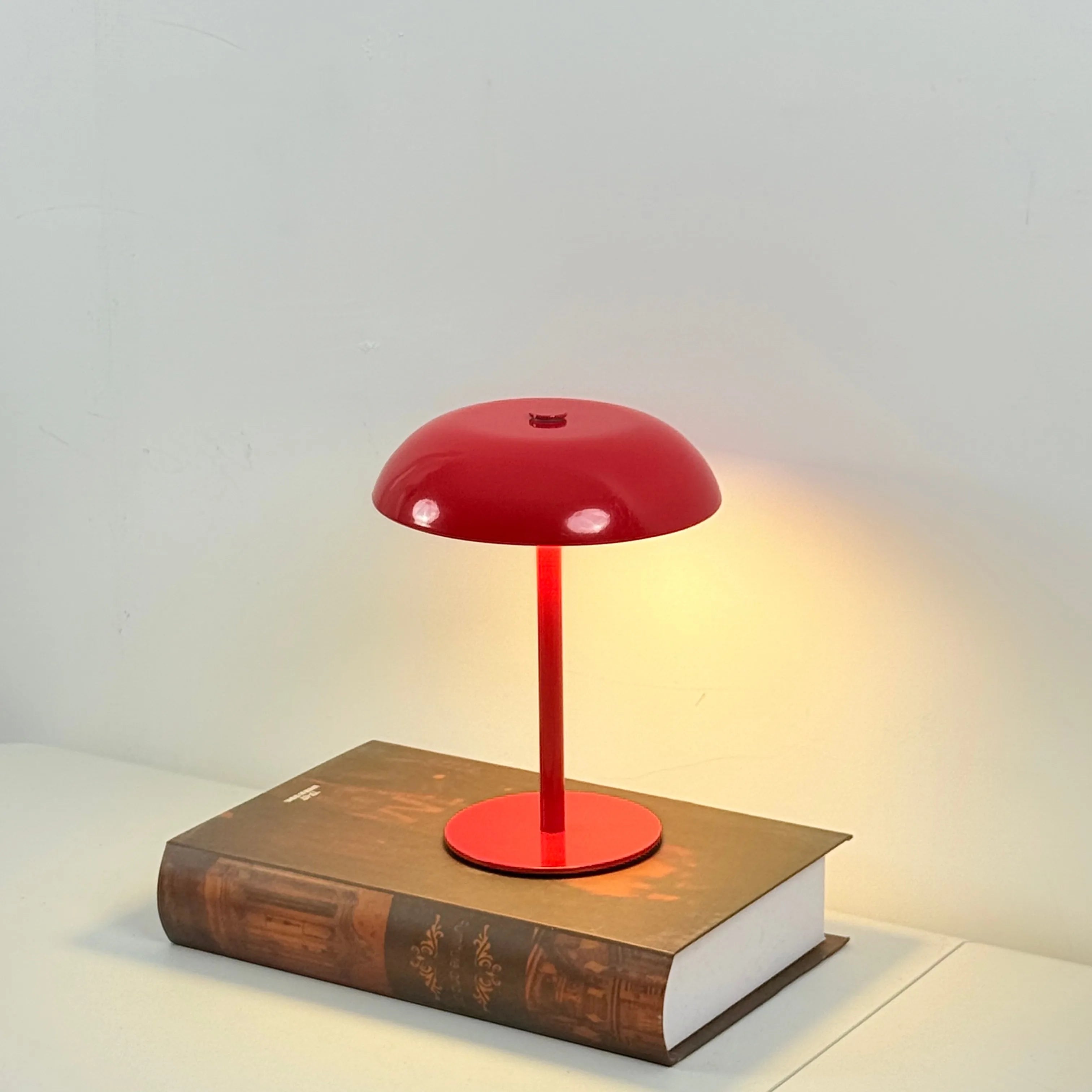 Cordless Touch Table Lamp 3 Color Dimmable LED Rechargeable Bedside Light