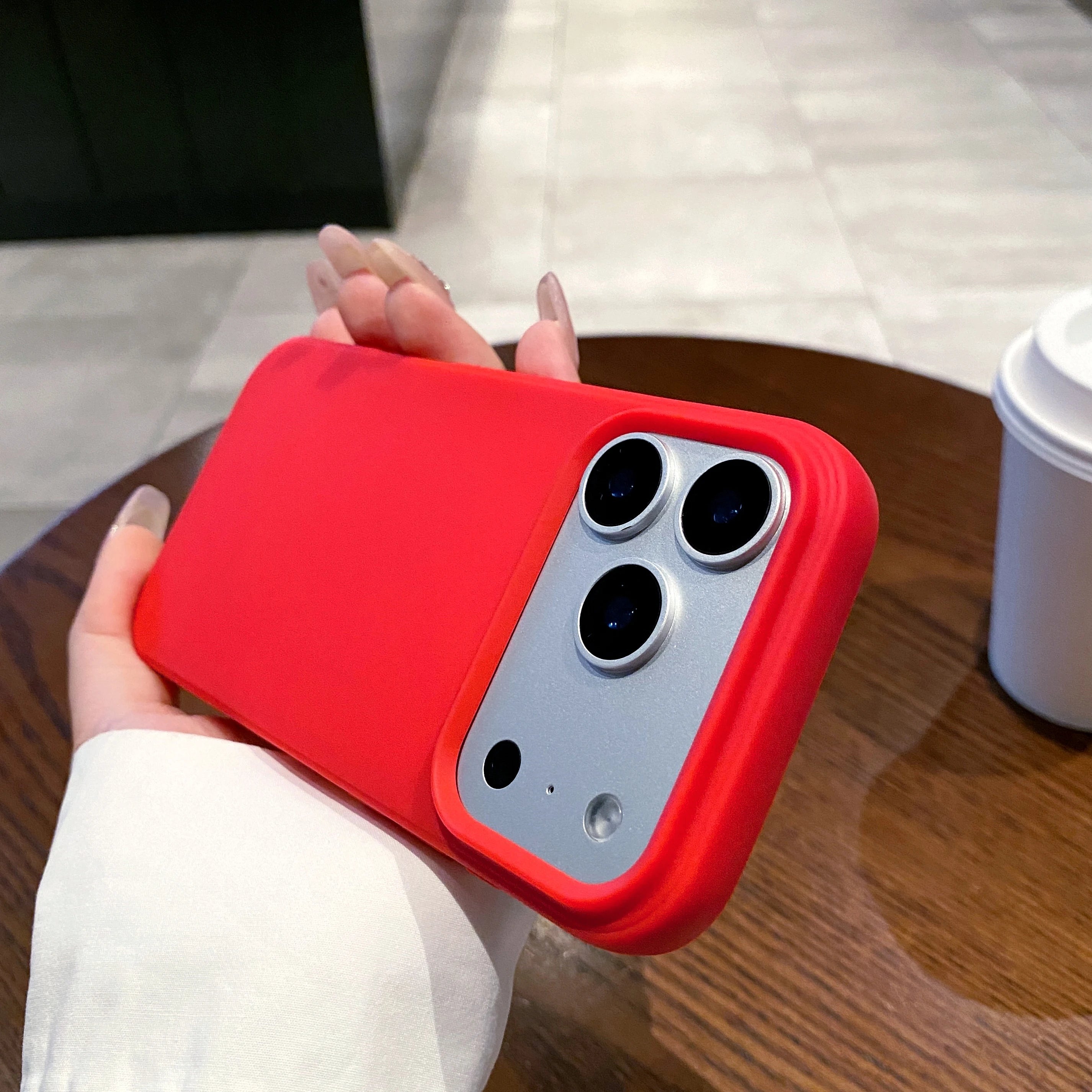 Simple Couple Candy Color Soft Shockproof Anti Fall iPhone Case