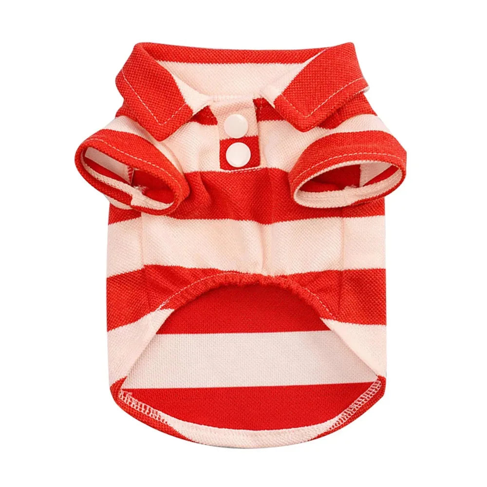 Pet Dog T-Shirt Summer – Casual Breathable Clothes for Small & Large Dogs and Cats
