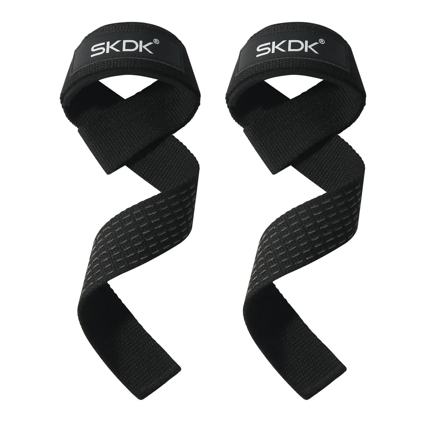 Adjustable Weightlifting Wrist Straps Non Slip Gym Lifting Support Grip Bands
