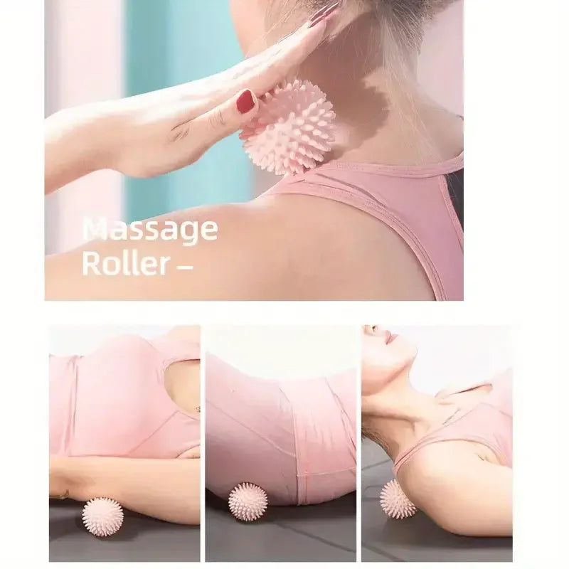 Spiky Massage Ball Deep Tissue Muscle Roller Plantar Fasciitis Relief Foot Trigger Point Massage Ball