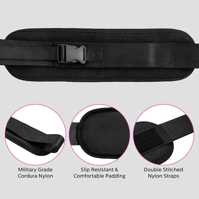 Hip Thrust Belt Glute Trainer Adjustable for Dumbbells Home Workout