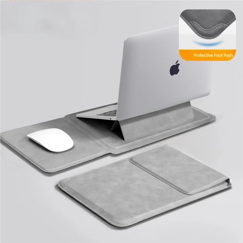 Laptop Sleeve Case with Stand 13-16 Inch MacBook HP Dell Protective Bag