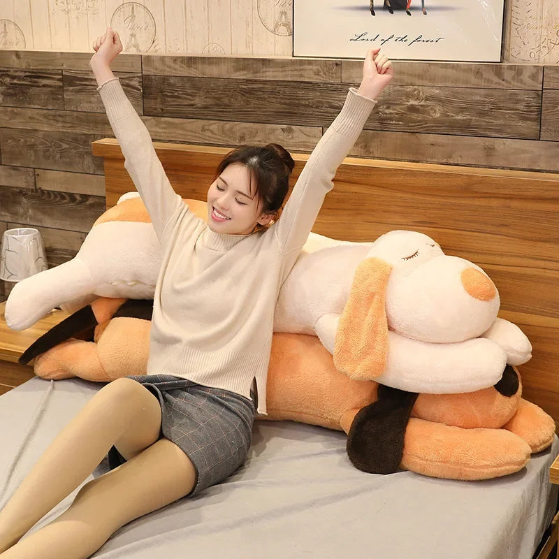 Giant Soft Dog Plush Pillow Stuffed Doll Sleep Gift