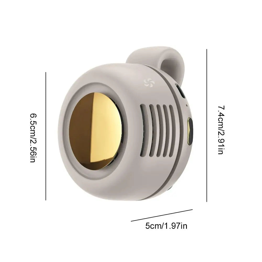 Portable Mini Bladeless Fan Clip On 3 Speed