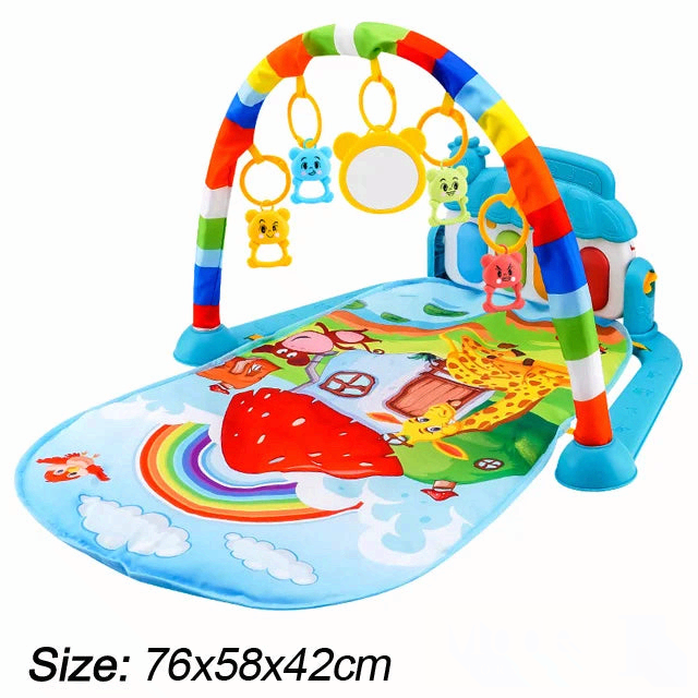 Baby Music Play Gym Piano Activity Mat for Newborns 0 to 36 Months