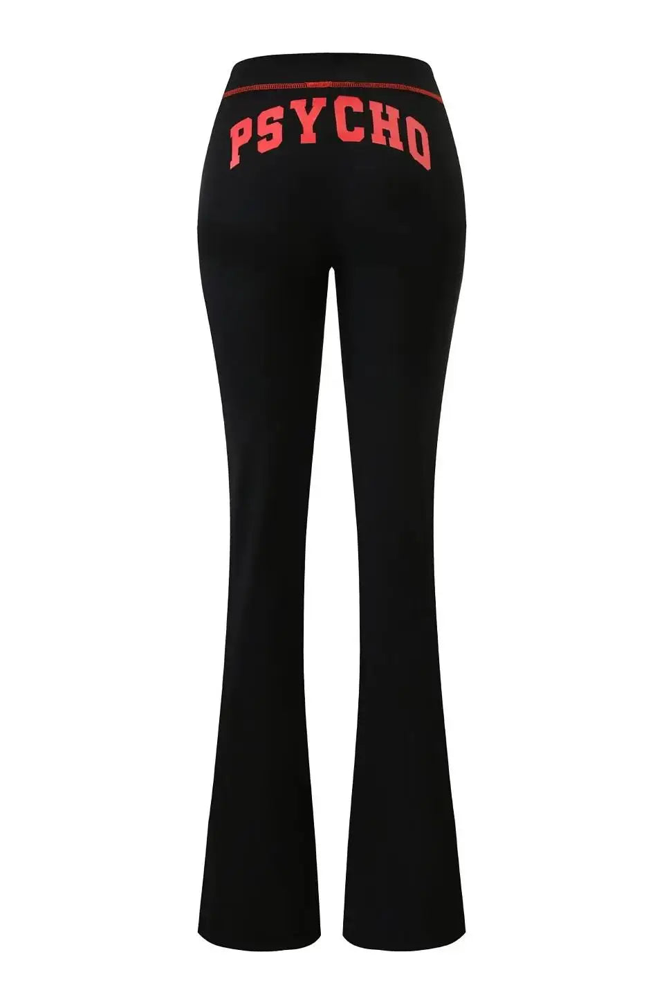 Women Zip Up Long Sleeve Spring Top with Low Waist Flared Pants Two Piece Outfit