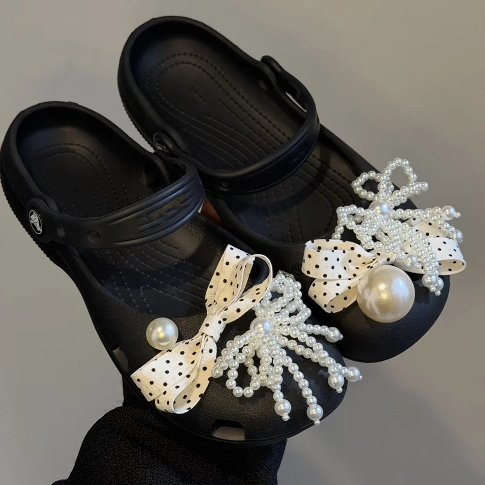 Flower Shoe Charms Set 3D Buckle Decorations Accessories for Clogs Women