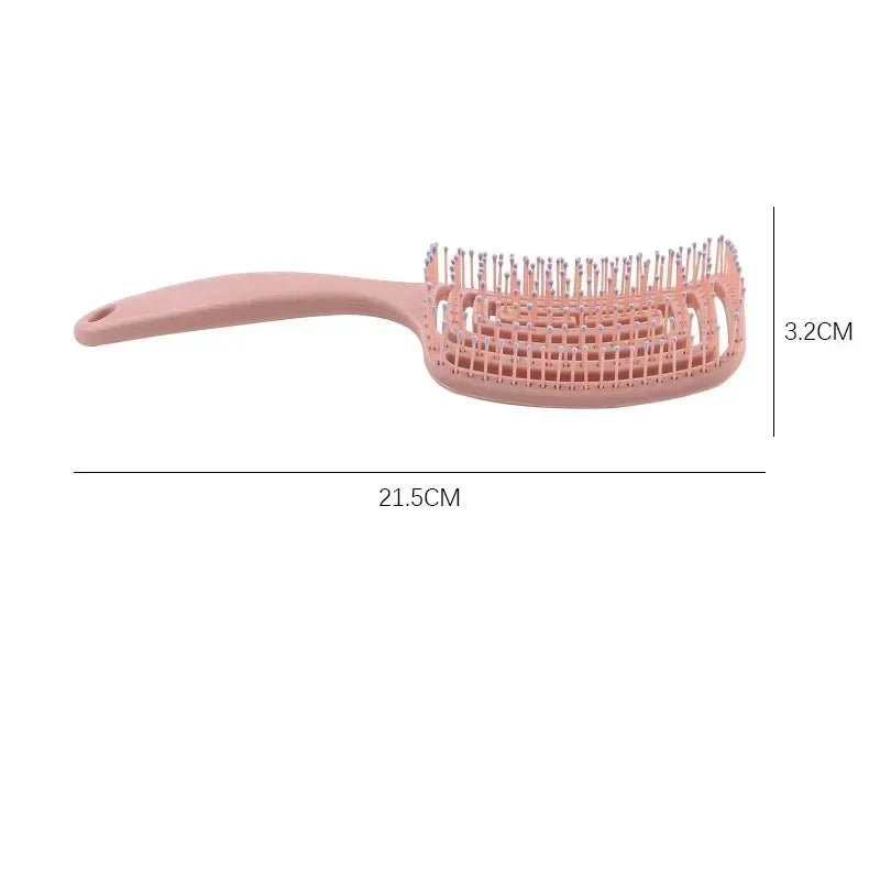 Anti Static Scalp Massage Hair Brush Salon Styling Comb
