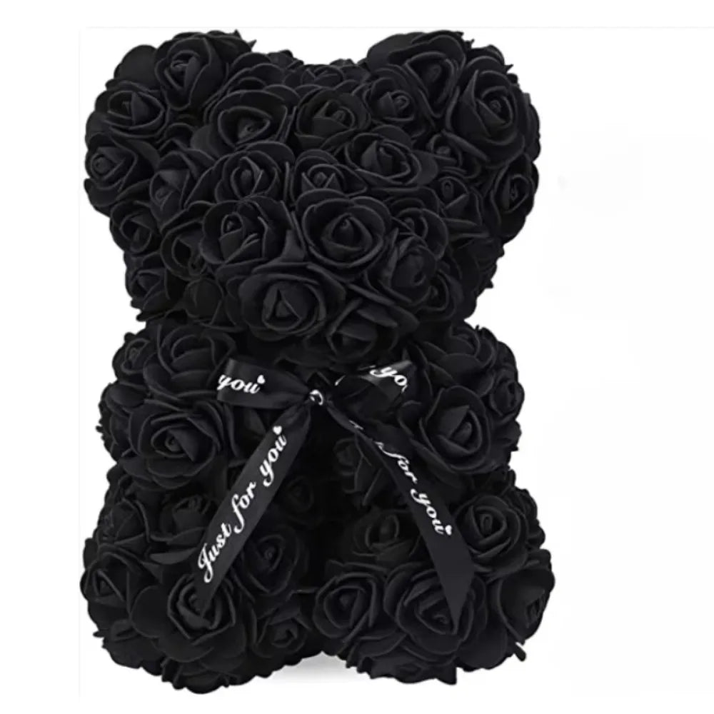 Eternal Rose Teddy Bear Gift for Mom