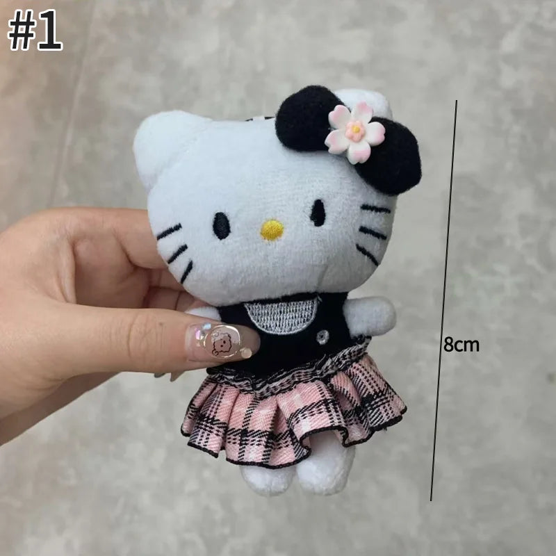Cute Cat Plush Keychain Bag Charm for Girls