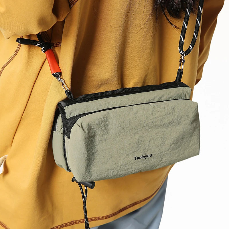 Lightweight Outdoor Crossbody Backpack Multi Layer Unisex Hiking Bag