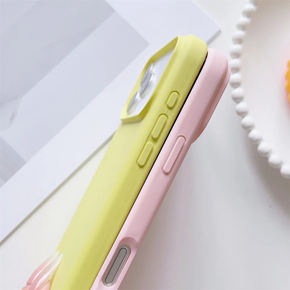 Matte Candy Color Liquid Silicone Shockproof iPhone Case