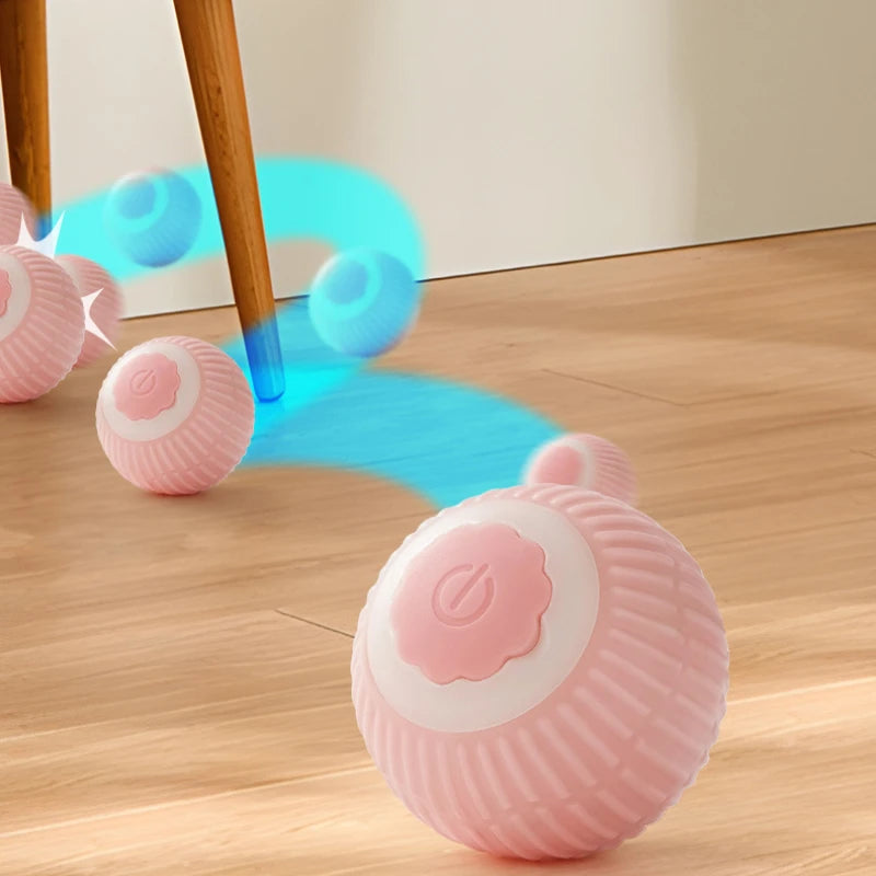 Automatic Cat Ball Toy – Interactive Rolling Motion Toy for Indoor Play