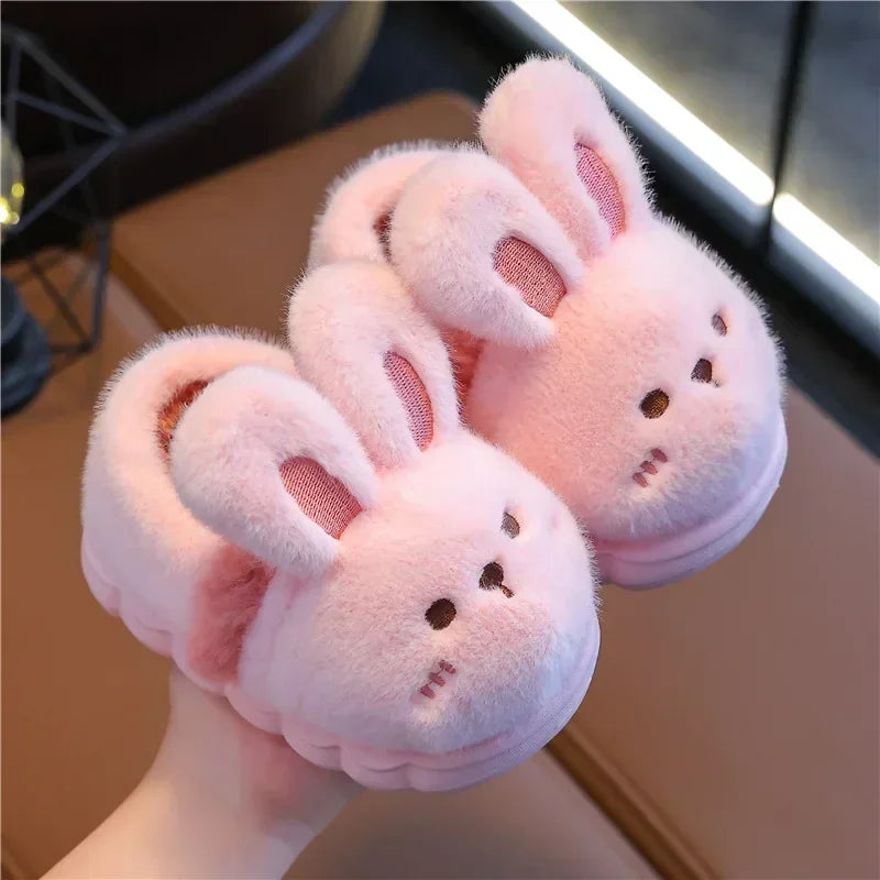 Baby Cartoon Animal Cotton Slippers Soft Warm Non Slip Shoes