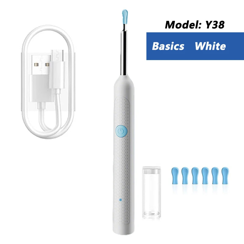 Ear Wax Removal Tool with Camera – HD Visual Ear Cleaner Endoscope for Safe Ear Cleaning