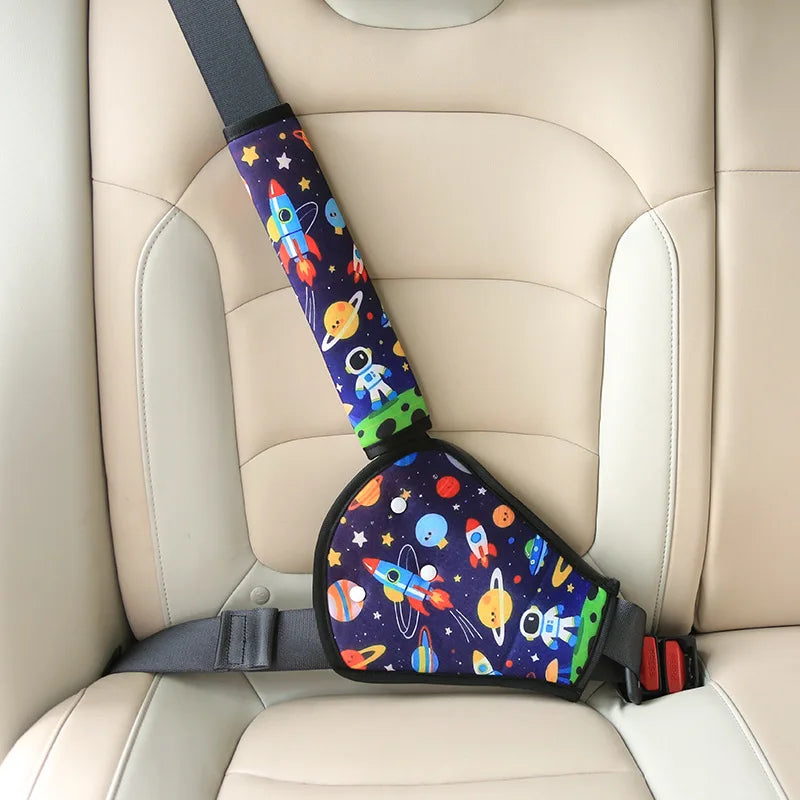 Child Car Seat Belt Shoulder Guard Safety Belt Adjuster for Neck Protection
