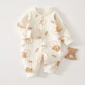 Newborn Winter Bear Jumpsuit Long Sleeve Romper Onesie