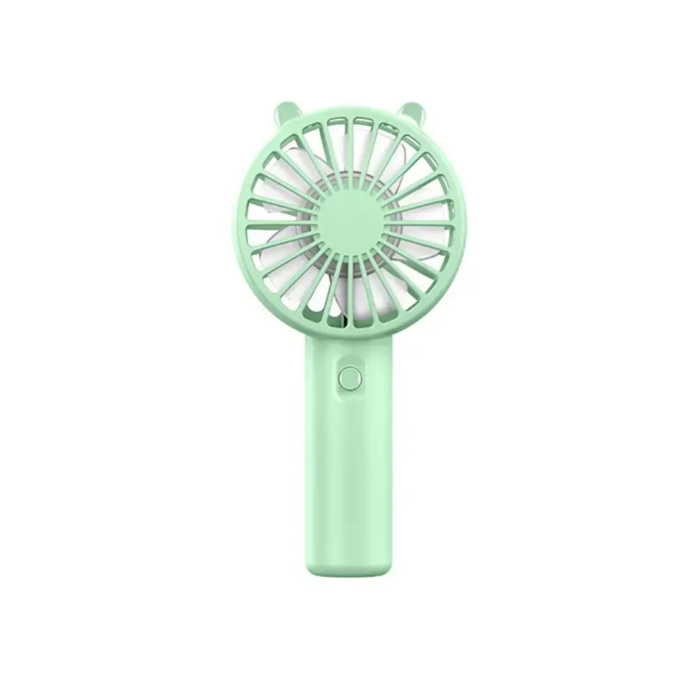 Portable USB Rechargeable Handheld Fan Mini Cooling Fan Quiet Desk Eyelash Fan
