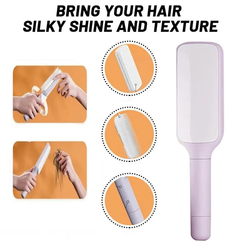 Self Cleaning Air Cushion Hair Brush Retractable Massage Comb