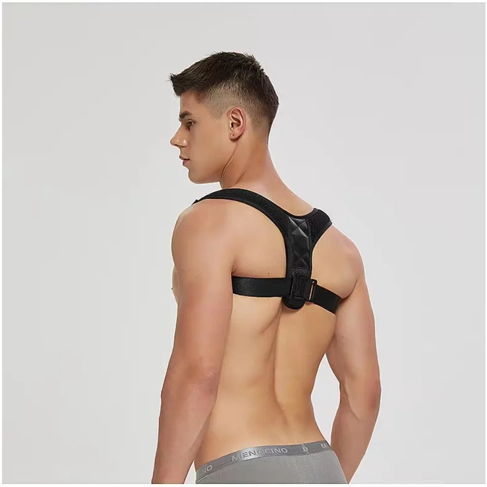 Posture Corrector Back Brace Adjustable Clavicle Spine Support Shoulder Belt