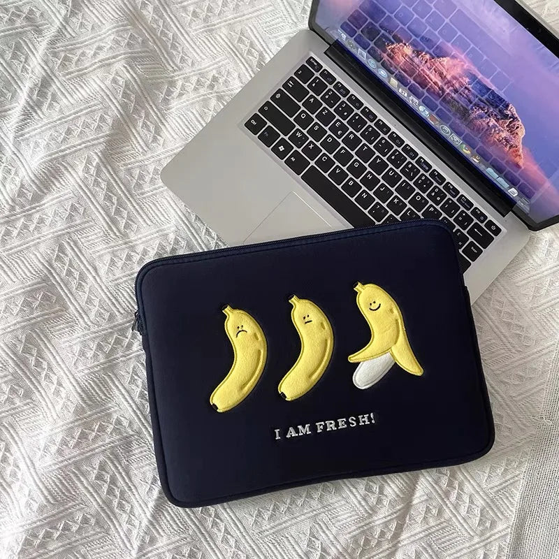Cute Laptop Sleeve Case 13-16 Inch MacBook Air Pro Shockproof Protective Bag