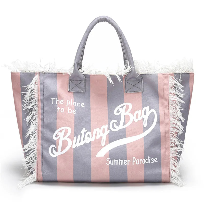 Large Capacity Canvas Tote Bag Fashion Envelope Shoulder Handbag