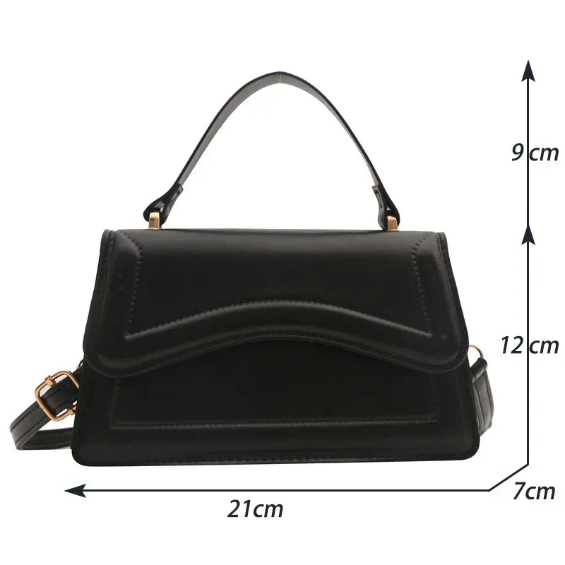 Women PU Leather Crossbody Handbag Small Shoulder Messenger Bag