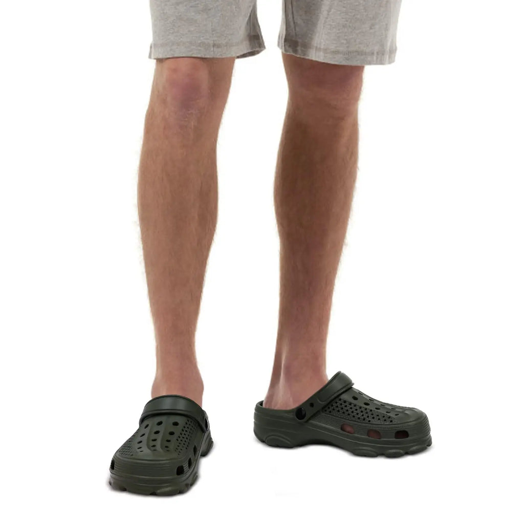 Men Breathable Garden Clogs Non Slip Casual Beach Sandals