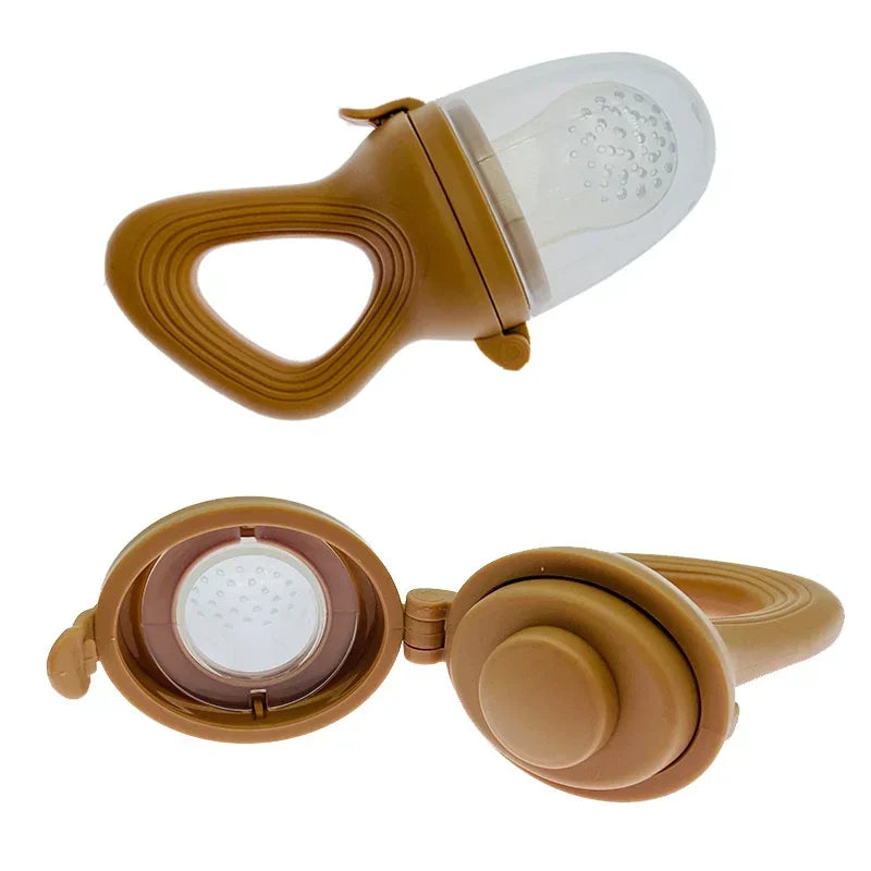 *Silicone Baby Fruit Feeder Teething Pacifier Nibbler