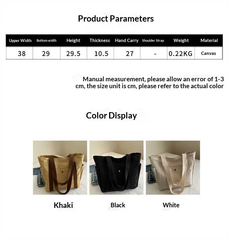 Homefish Capacity Canvas Tote Bags