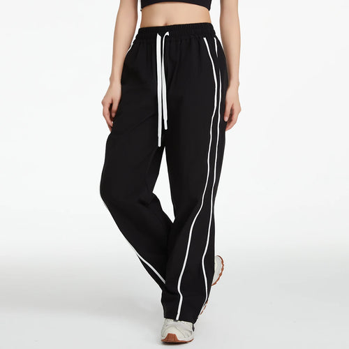 Women Quick Dry Wide Leg Sports Pants Outdoor Windproof Casual Trousers