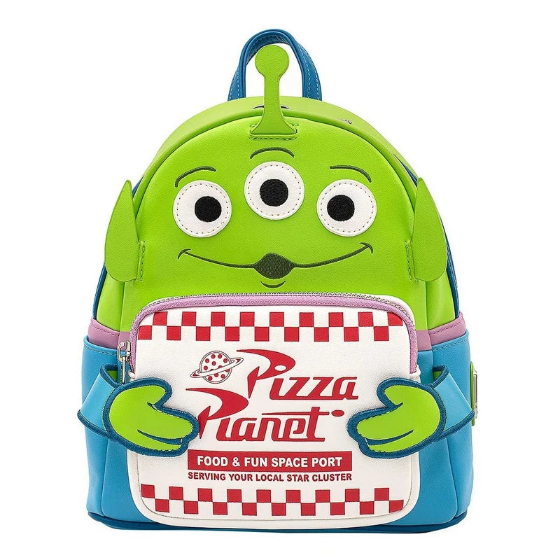 Disney Inside Out Sadness Cartoon Mini PU Leather Backpack Cute Girl Storage Bag
