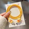 Cartoon Winnie the Pooh Charger Cable Protector iPhone Case 18/20W Data Cable Bite Shell