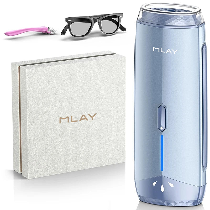 Laser Hair Removal Device Ice Cooling Home Use Painless Hair Remover