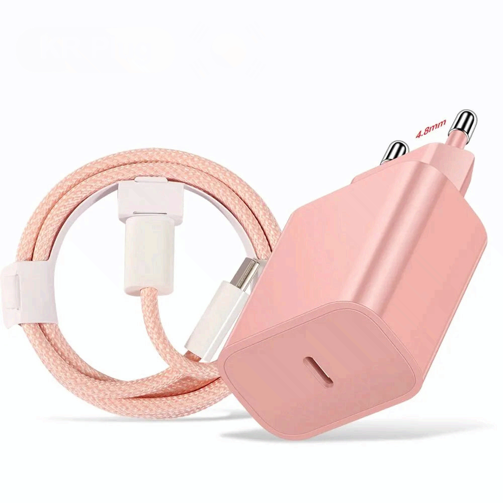 20W PD USB C Fast Charging Charger Type C Adapter Cable