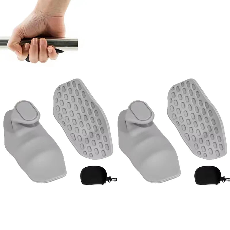 Silicone Gym Gloves Grip Strength Hand Protection Weightlifting Cross Training Palm Grips