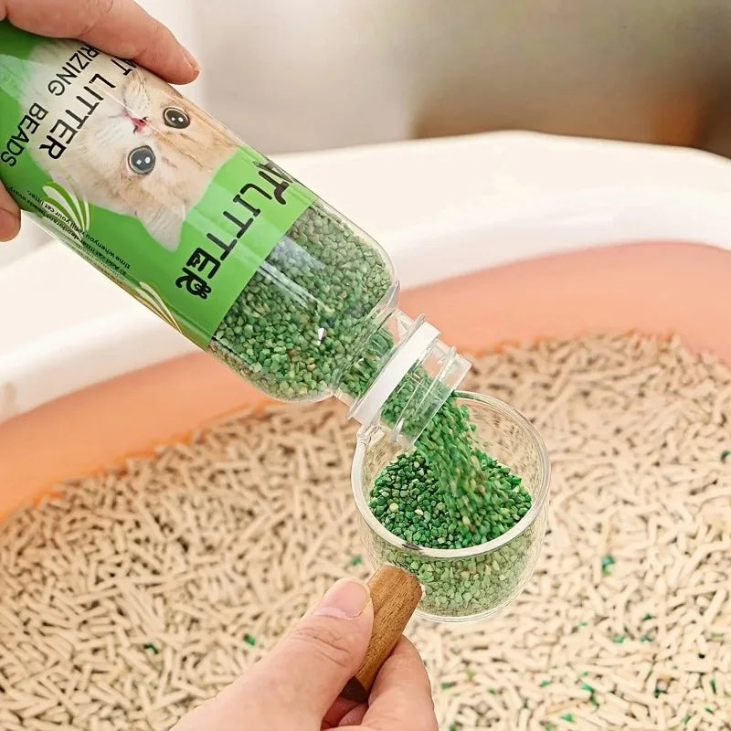 Cat Litter Deodorizer Beads – Odor Eliminator for Fresh, Clean Litter Boxes