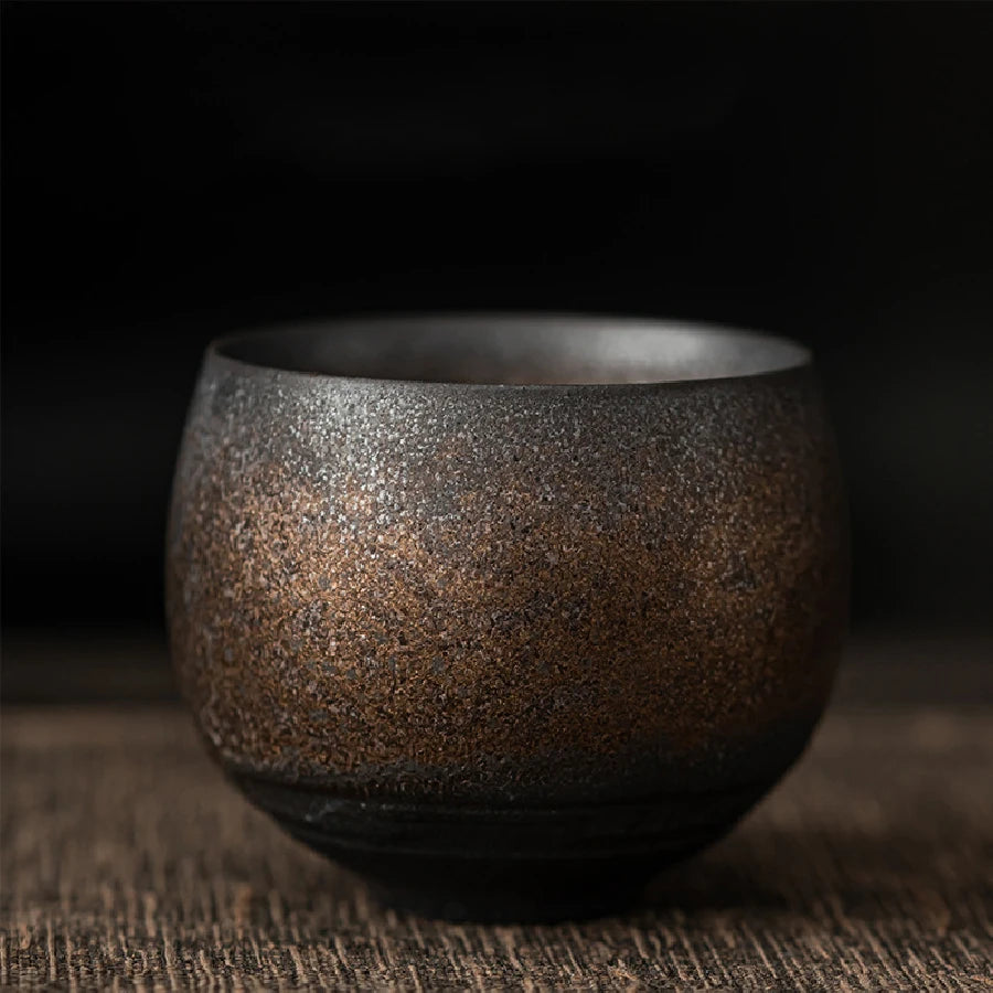 Stoneware Tea Cup 80ml Handmade Kung Fu Tea Single Cup