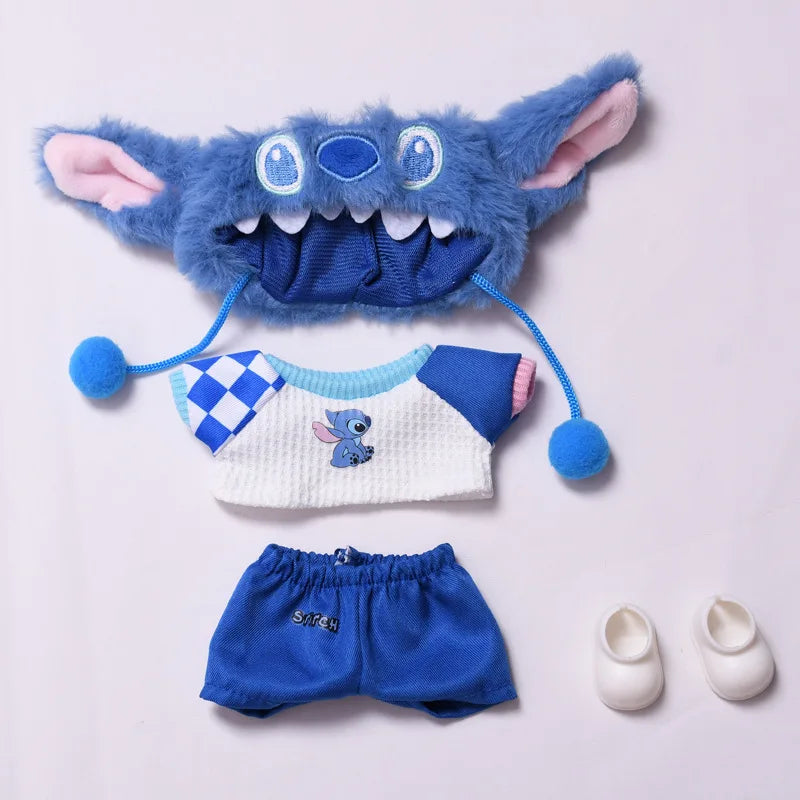 17cm Plush Doll Clothes Outfit Set