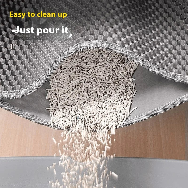 Extra Large Waterproof Cat Litter Mat Non Slip Floor Protector