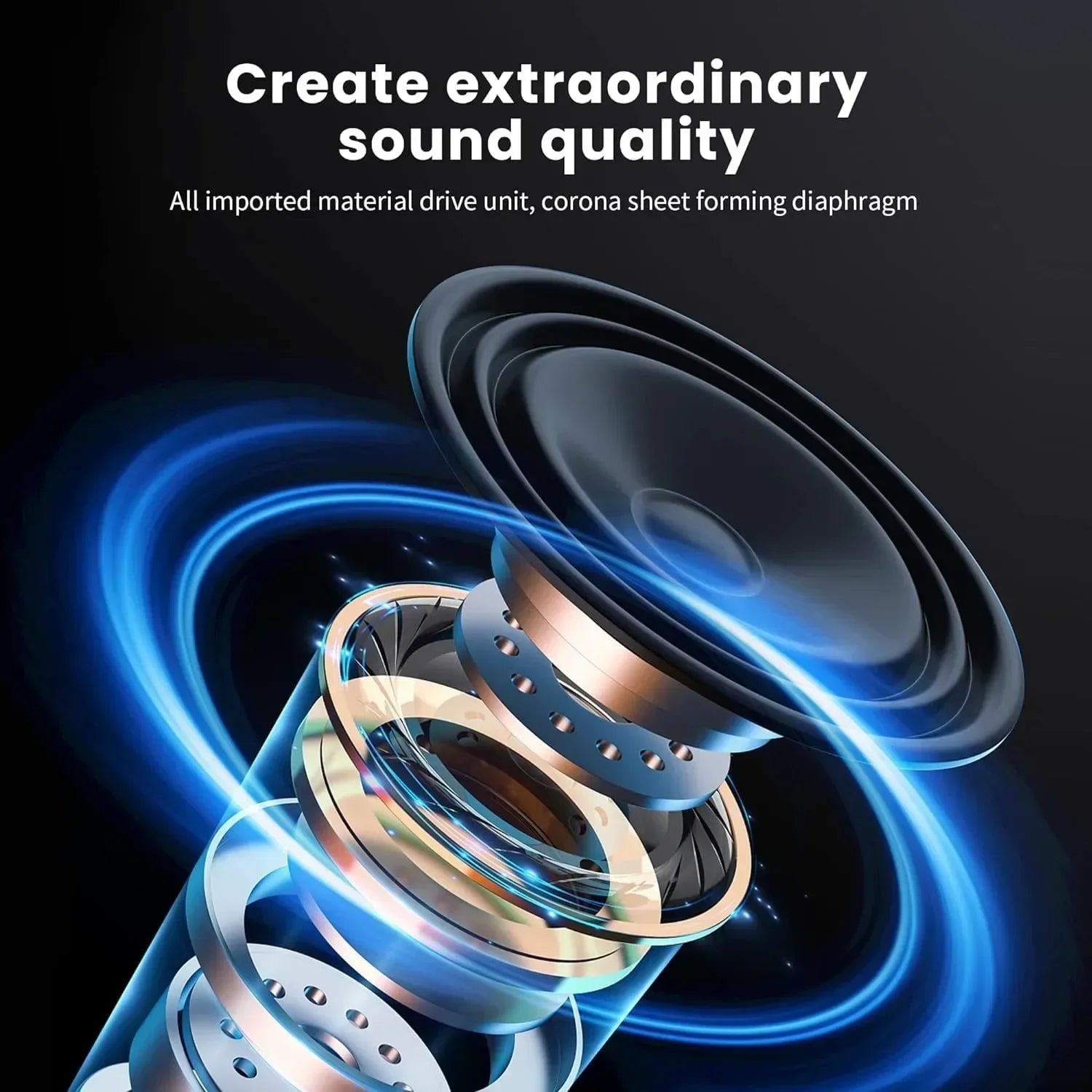 Wireless Bluetooth Over Ear Headphones with Mic
