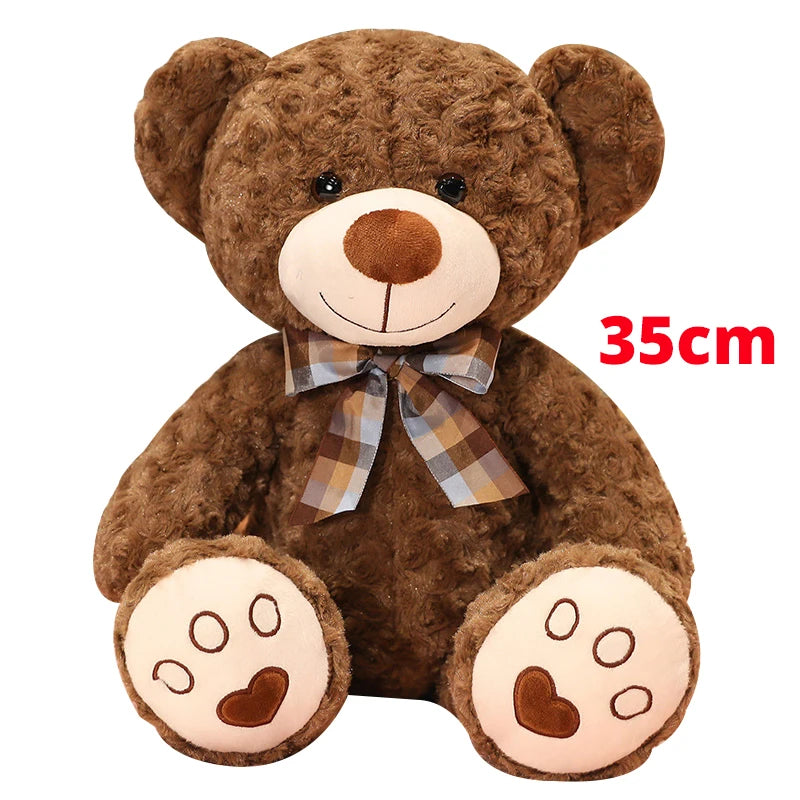 Teddy Bear Plush Pillow 25cm 35cm Soft Stuffed Animal Gift
