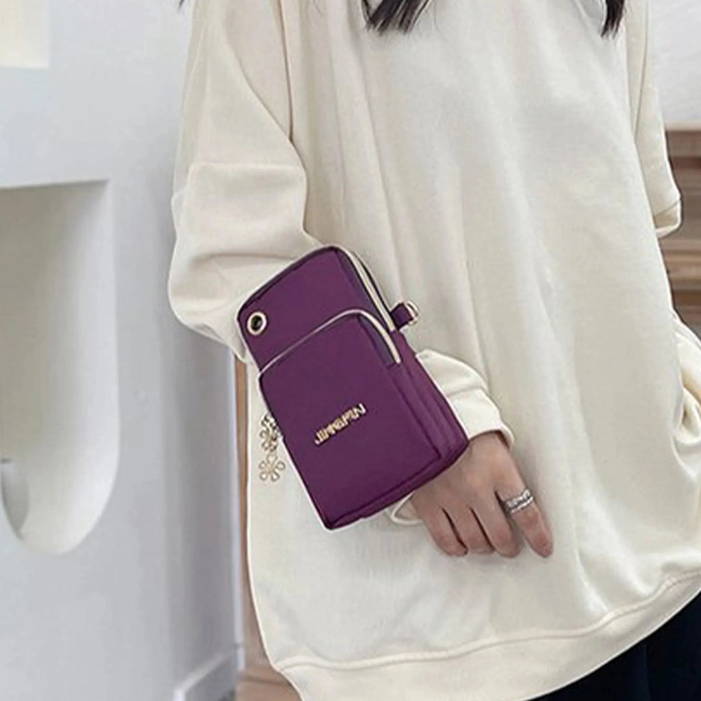Women Crossbody Phone Bag Mini Shoulder Bag Travel Anti-Theft Small Messenger Bag Multi Pocket Mobile Pouch