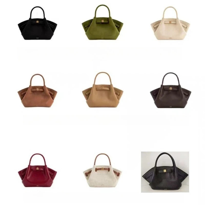 Dumpling Shoulder Bag Large Capacity Women Tote Handbag Minimalist Style