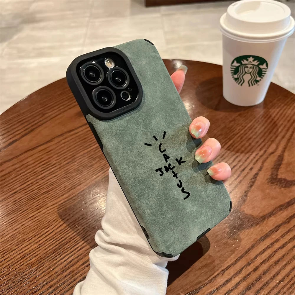 Flip Leather Streetwear iPhone Case